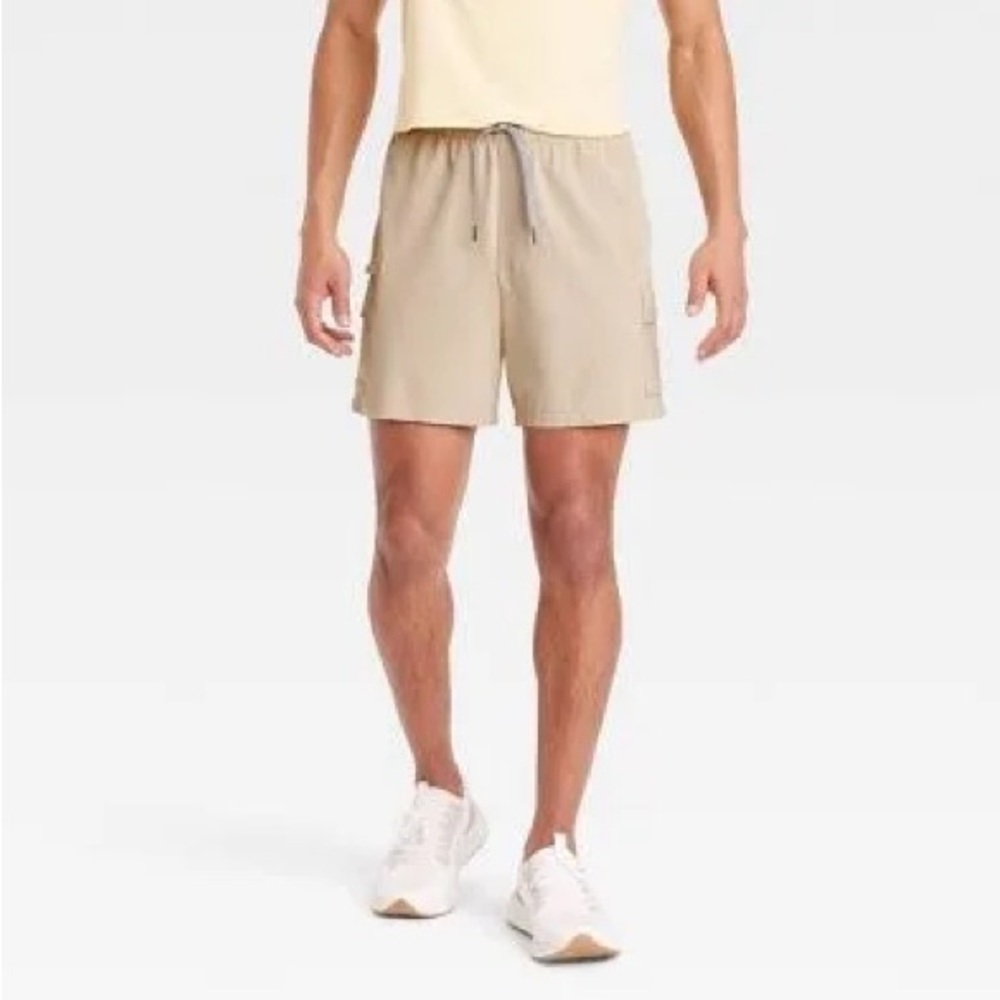 S78 NWT All In Motion Men’s Unlined Cargo Shorts - Size: XXL